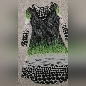 Elena Wang cold shoulder dress